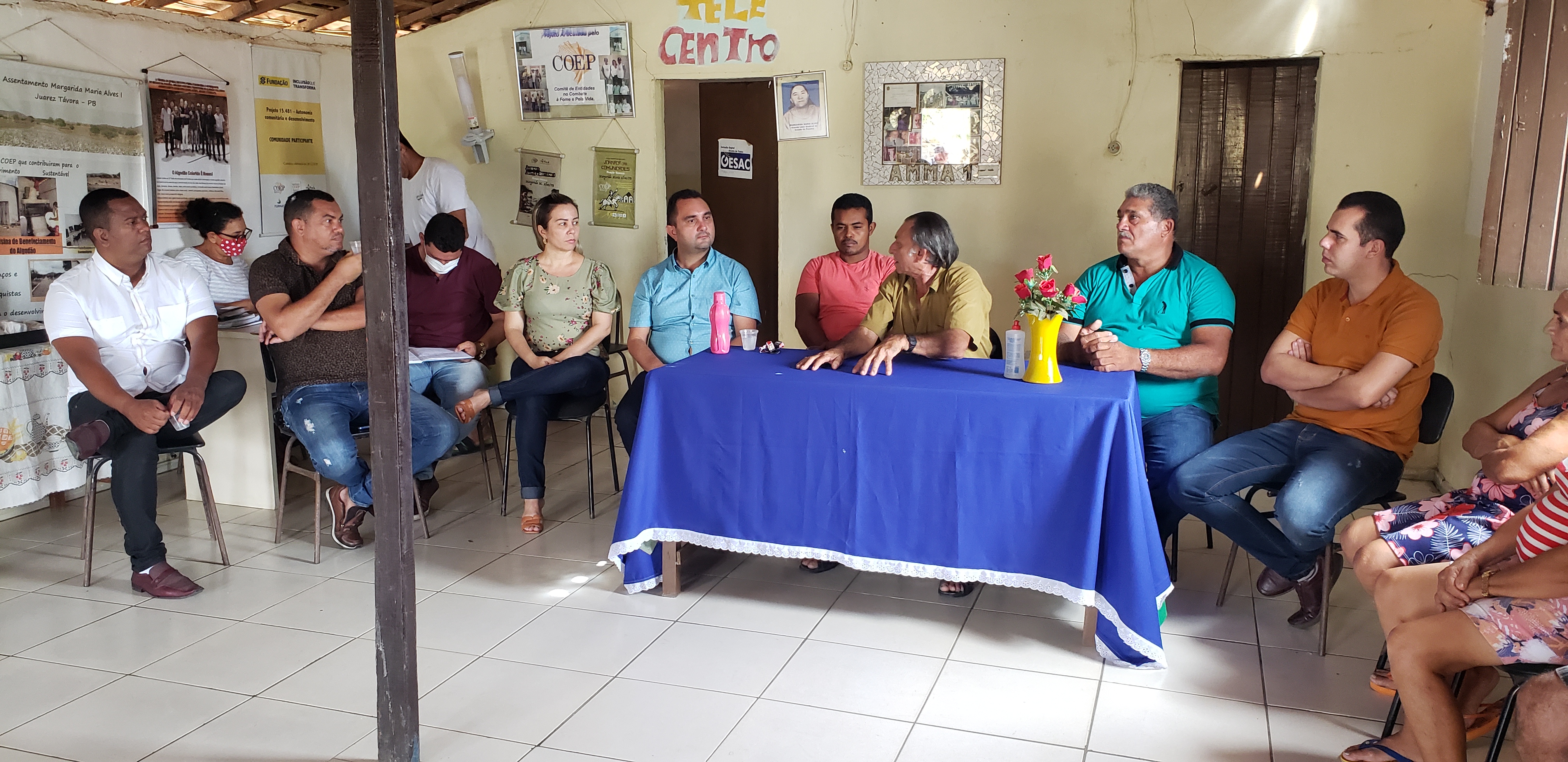 Reunião com a Associação dos Moradores do Sítio São Marcos