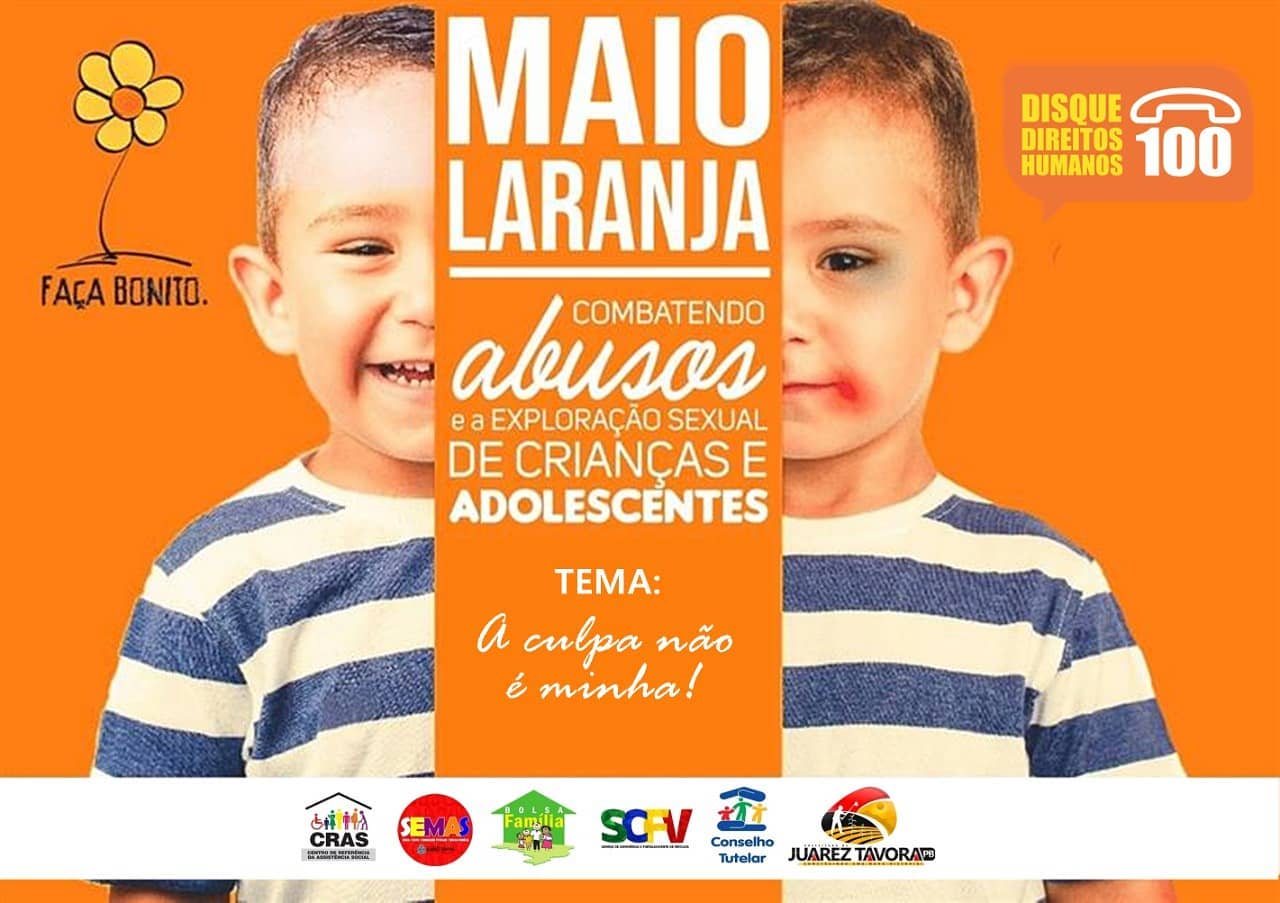 DIA 18 DE MAIO DIA DE COMBATE A VIOLENCIA SEXUAL DE CRIANÇA E ADOLENCENTE