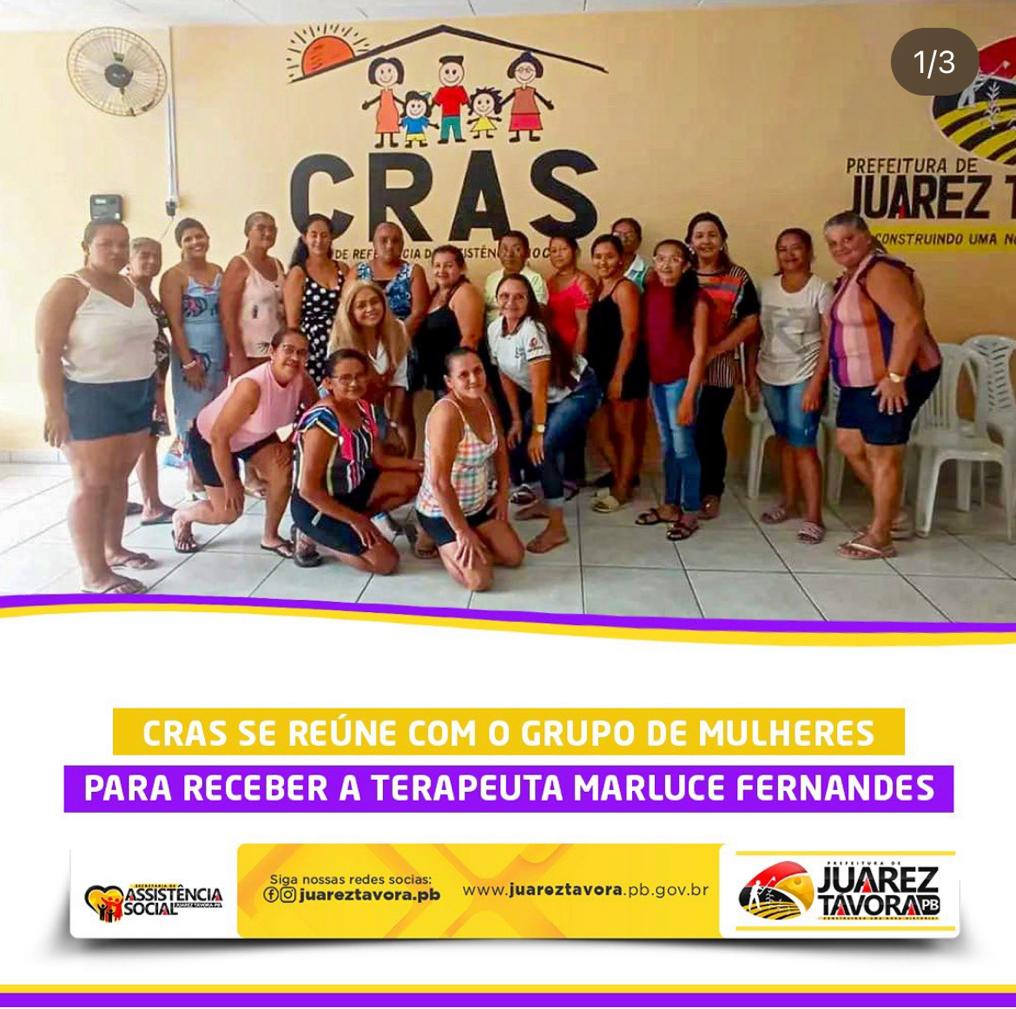 CRAS promove oficina sobre práticas e terapias naturais para o grupo de mulheres