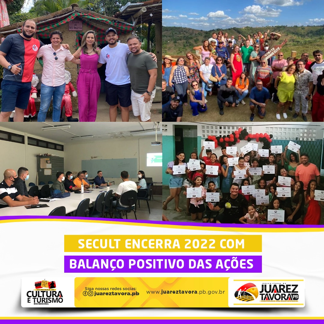 SECULT encerra 2022 com balanço positivo das ações 
