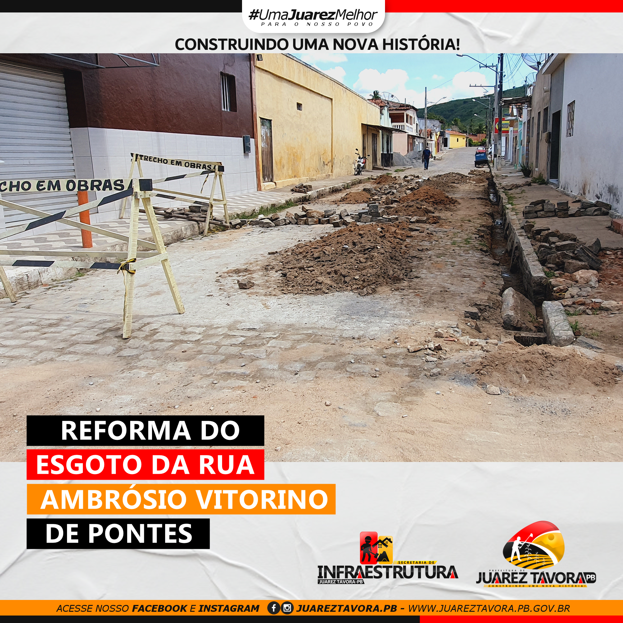 Esgoto da Rua Ambrósio Vitorino de Pontes