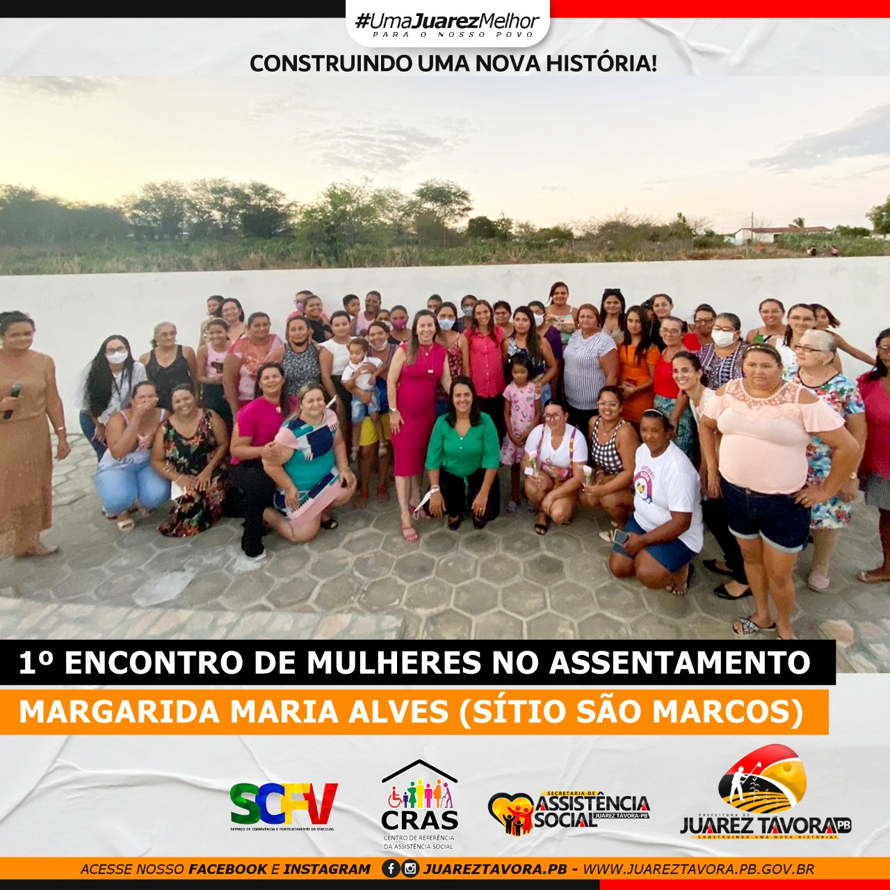 CRAS Itinerante realiza 1º encontro de mulheres do Assentamento Margarida Maria Alves em Juarez Távora
