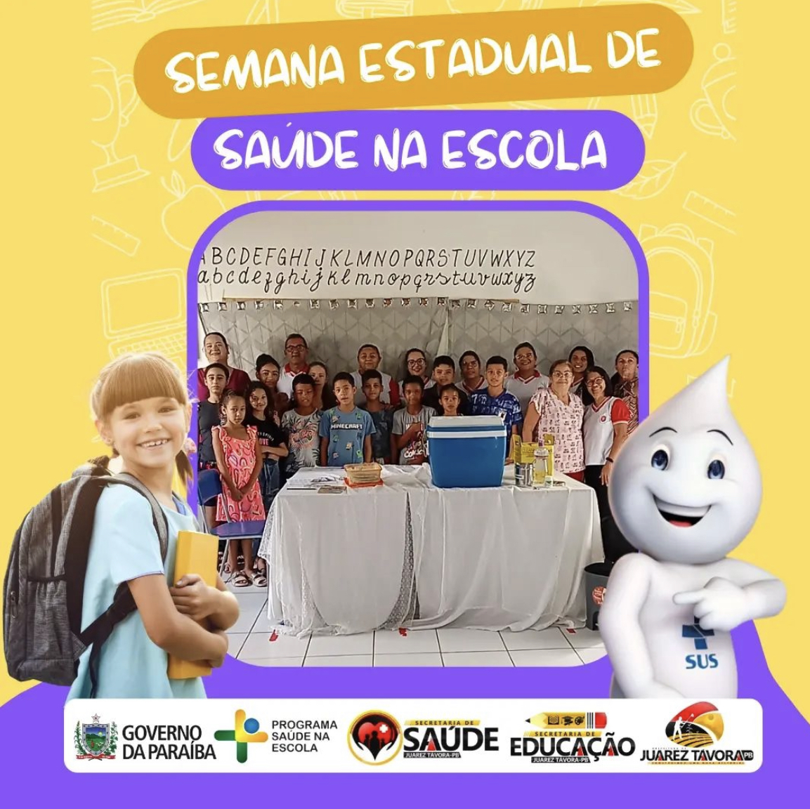 Juarez Távora: Semana Estadual de Saúde na Escola